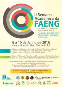 II Semana Acadêmica da FAENG