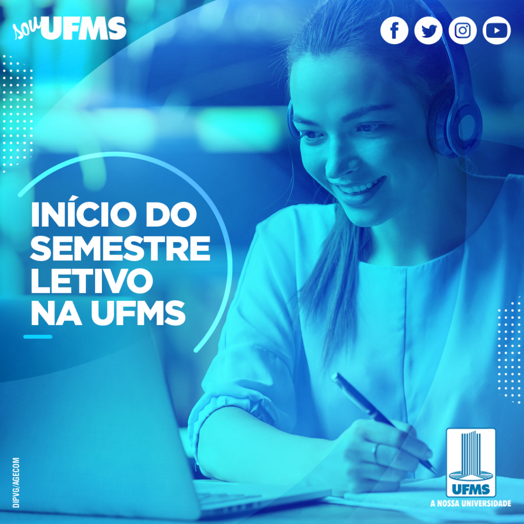 Estudantes de graduação iniciam segundo semestre letivo de 2020 - UFMS