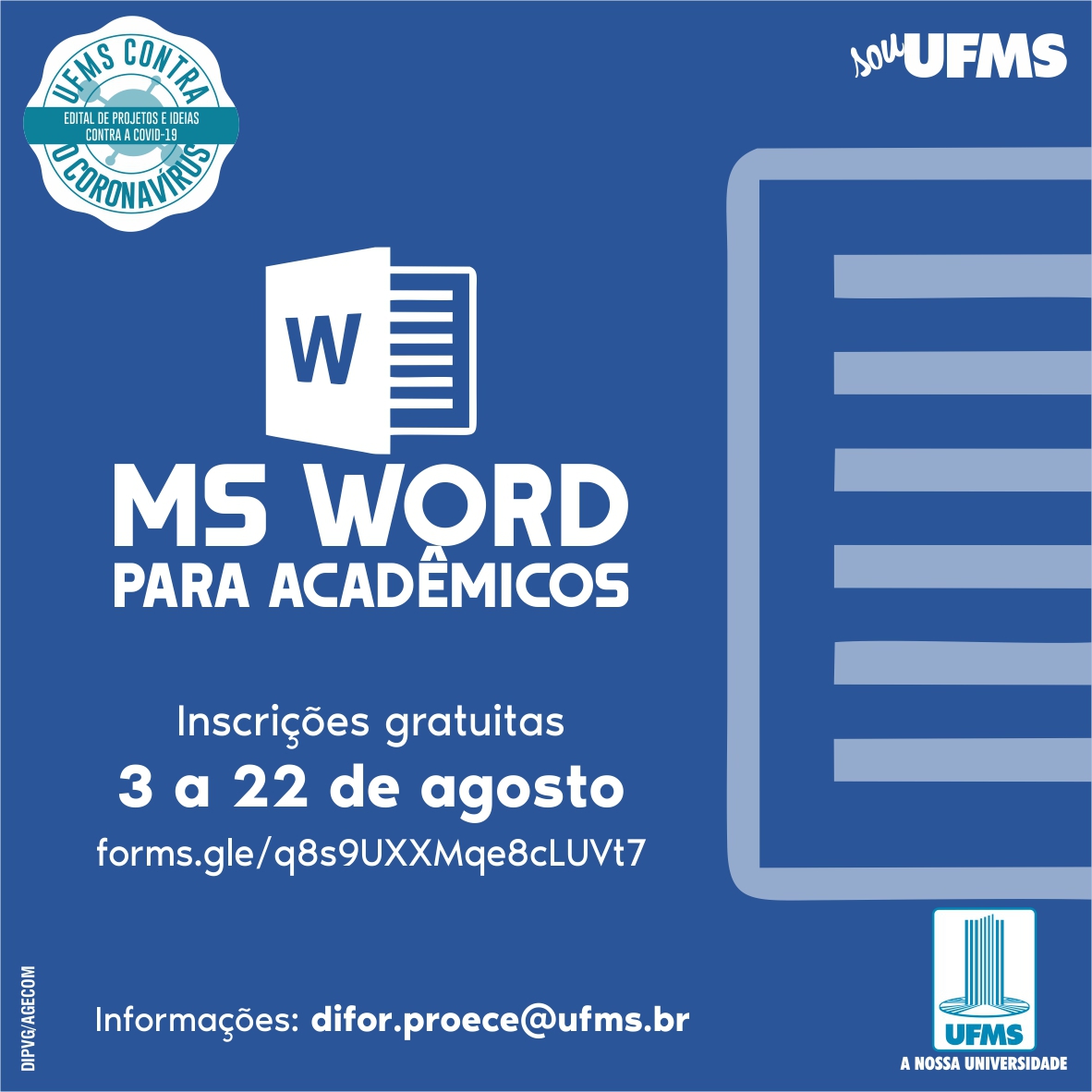 Curso Word Gratis Pdf Curso gratuito auxilia estudantes a formatar trabalhos acadêmicos - UFMS