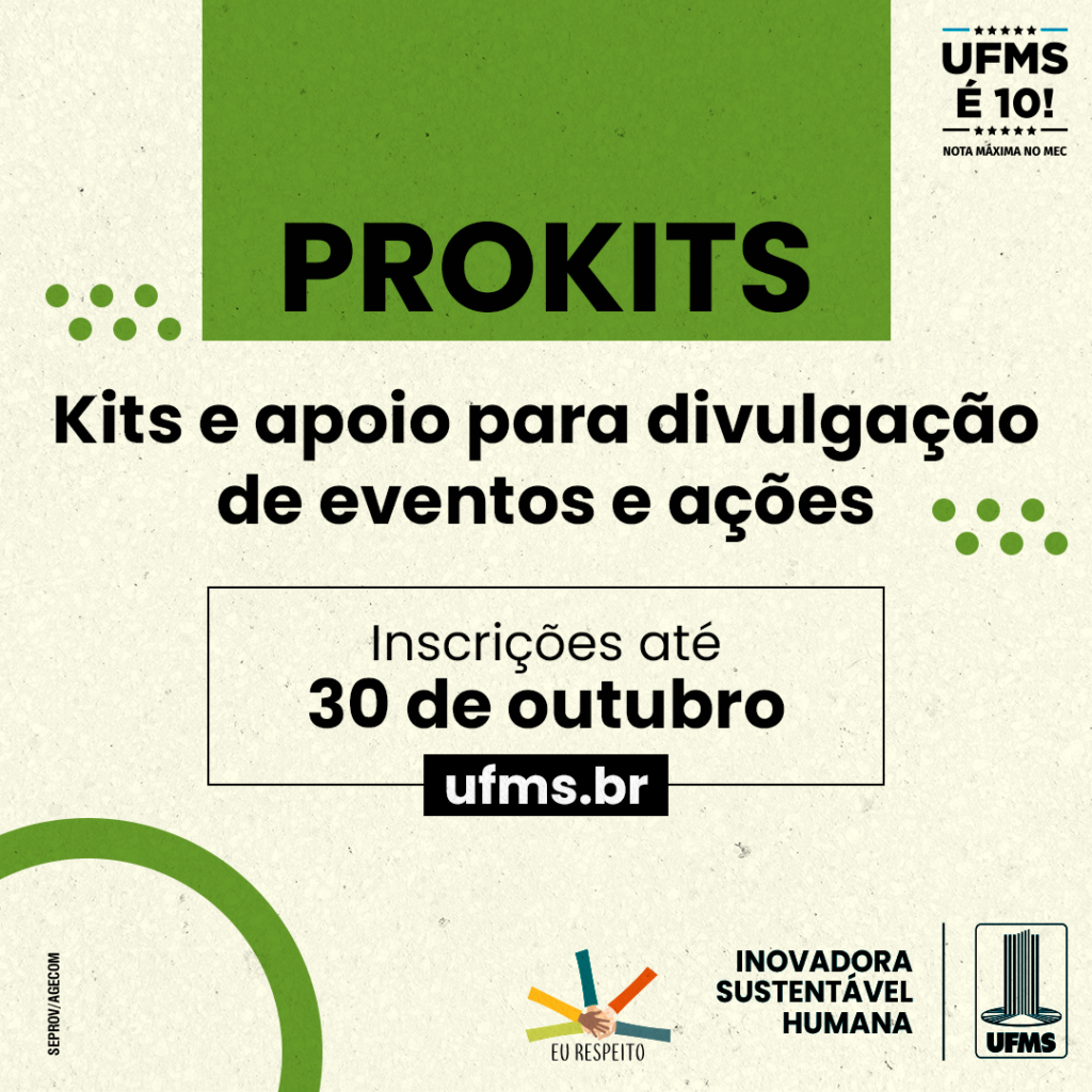 Project Code Ufms Edital inédito de apoio à divulgação de eventos é lançado na UFMS - UFMS